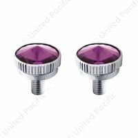 5mm CB Mounting Bolt With Purple Crystal (2-Pack)