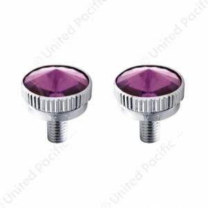 5mm CB Mounting Bolt With Purple Crystal (2-Pack)
