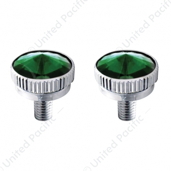 6mm CB Mounting Bolt With Green Crystal (2-Pack)