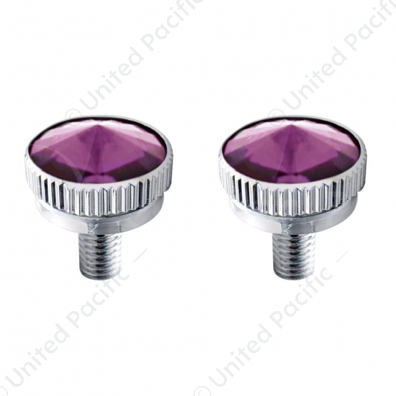 6mm CB Mounting Bolt With Purple Crystal (2-Pack)