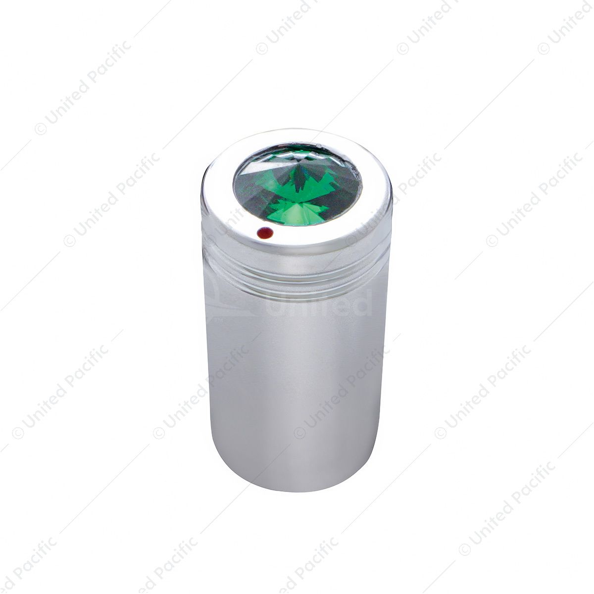 CB Knob With Green Crystal (2-Pack)