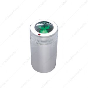 CB Knob With Green Crystal (2-Pack)