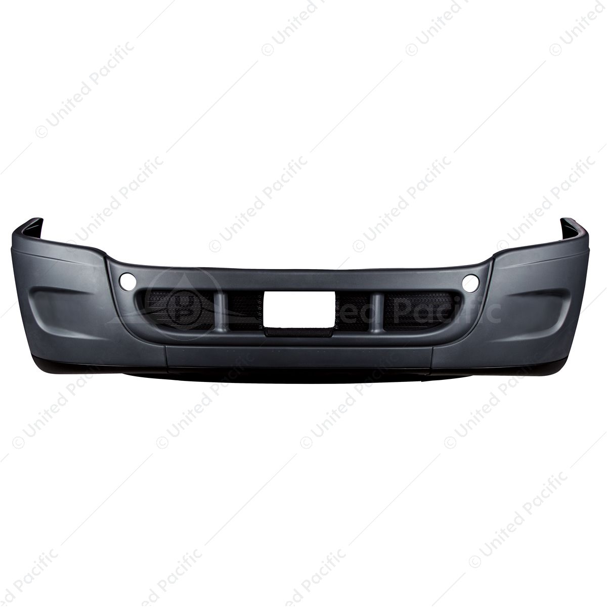Complete 3-Piece Front Bumper Set Without Fog Light Hole For 2008-2017 Freightliner Cascadia