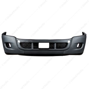 Complete 3-Piece Front Bumper Set With Fog Light Hole For 2008-2017 Freightliner Cascadia