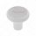 Deluxe Aluminum Screw-On Air Valve Knob With Stainless "Trailer" Plaque - Pearl White