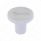 Aluminum Screw-On Air Valve Knob With Stainless Tractor Plaque - Pearl White