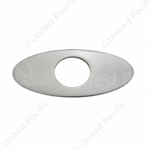 Peterbilt 377 Stainless Keyhole Guard (Card of 2)