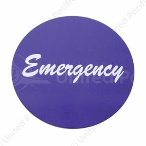 "Emergency" Aluminum Air Valve Knob Sticker Only