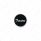 Aluminum Screw-On Air Valve Knob With Tractor Script Sticker - Black Sticker