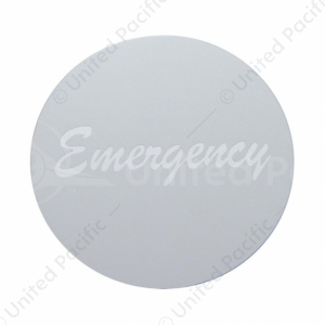 "Emergency" Aluminum Air Valve Knob Sticker Only