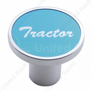 Aluminum Screw-On Air Valve Knob With Tractor Script Sticker