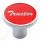 Aluminum Screw-On Air Valve Knob With Tractor Script Sticker - Red Sticker