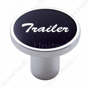 Aluminum Screw-On Air Valve Knob With Trailer Script Sticker