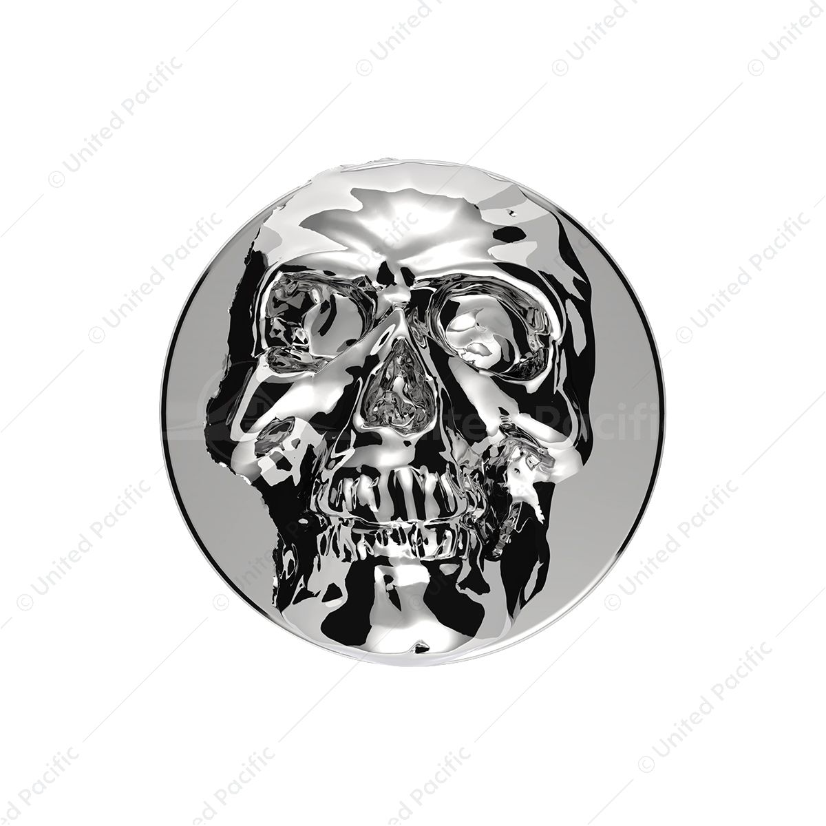 Skull Air Valve Knob - Chrome
