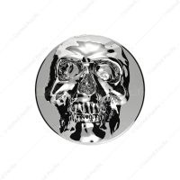 Skull Air Valve Knob - Chrome