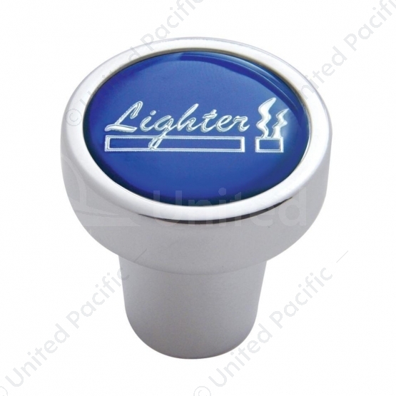Cigarette Lighter Knob - Blue Glossy Sticker