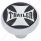 "Trailer" Deluxe Air Valve Knob - Black Maltese Cross Sticker
