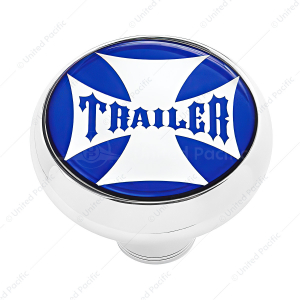 "Trailer" Deluxe Air Valve Knob With Maltese Cross Sticker