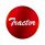 "Tractor" Glossy Air Valve Knob Candy Color Sticker -Candy Red
