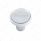 Aluminum Screw-On Air Valve Knob With Glossy Tractor Script Sticker - Silver Sticker