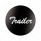 "Trailer" Glossy Air Valve Knob Candy Color Sticker - Glossy Black
