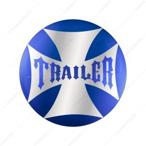 "Trailer" Maltese Cross Air Valve Knob Candy Color Sticker Only