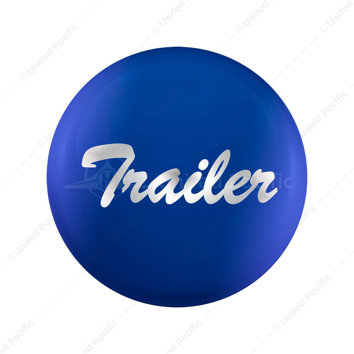 "Trailer" Glossy Air Valve Knob Candy Color Sticker - Indigo Blue