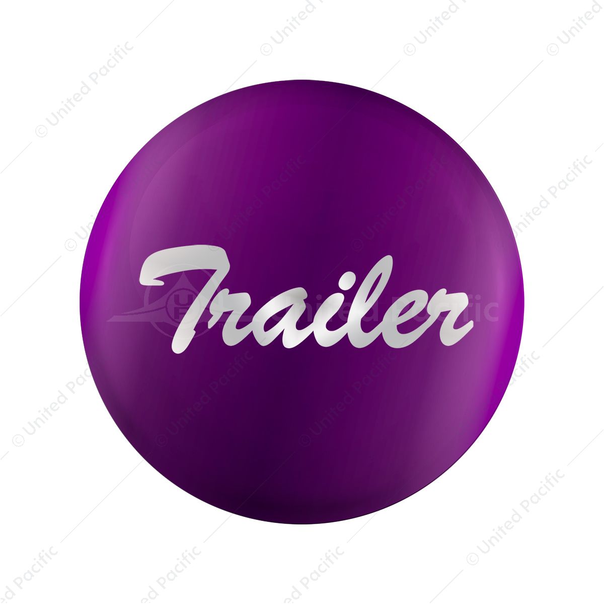 "Trailer" Glossy Air Valve Knob Candy Color Sticker - Candy Purple