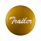 "Trailer" Glossy Air Valve Knob Candy Color Sticker - Electric Yellow