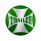 "Trailer" Maltese Cross Air Valve Knob Candy Color Sticker Only- Emerald Green