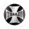 "Trailer" Maltese Cross Air Valve Knob Candy Color Sticker Only- Glossy Black