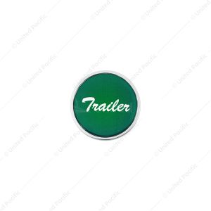 Aluminum Screw-On Air Valve Knob With Glossy Trailer Script Sticker