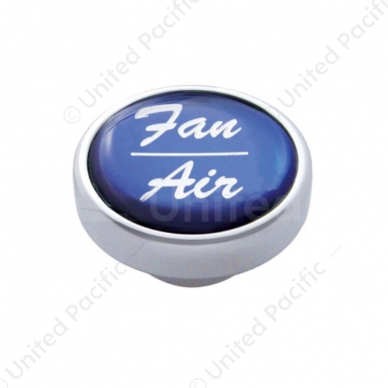 "Fan/Air" Dash Knob - Blue Glossy Sticker