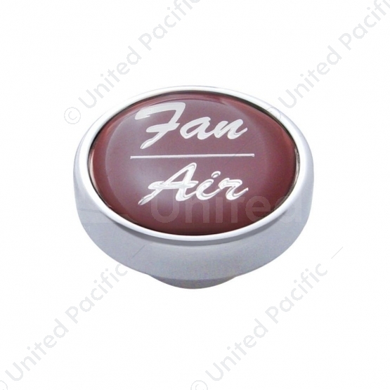 "Fan/Air" Dash Knob - Red Glossy Sticker