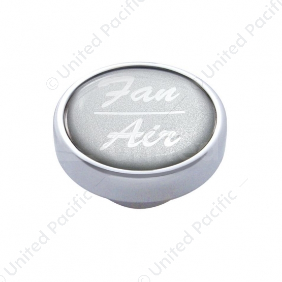 "Fan/Air" Dash Knob - Silver Glossy Sticker