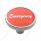 "Emergency" Short Air Valve Knob - Red Aluminum Sticker