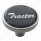 "Tractor" Short Air Valve Knob - Black Glossy Sticker