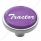 "Tractor" Short Air Valve Knob - Purple Glossy Sticker