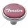 "Trailer" Short Air Valve Knob - Red Glossy Sticker