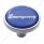 "Emergency" Short Air Valve Knob - Blue Glossy Sticker