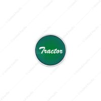 "Tractor" Long Air Valve Knob - Green Glossy Sticker