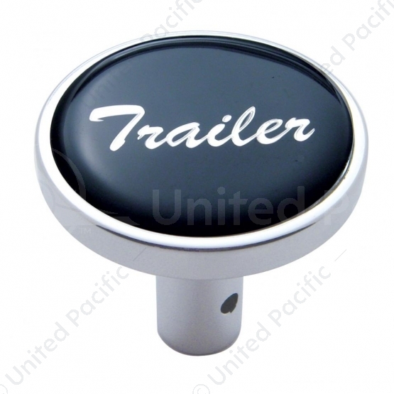 "Trailer" Long Air Valve Knob - Black Glossy Sticker