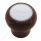 "Tractor" Wood Air Valve Knob - Stainless Plaque
