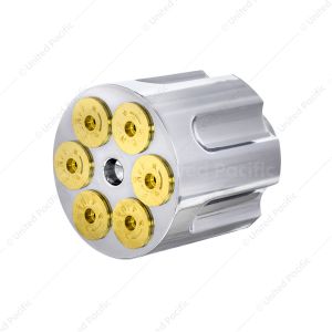 Chrome Aluminum Gun Barrel Air Valve Knob - Screw-On