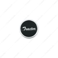 "Tractor" Deluxe Air Valve Knob - Black Glossy Sticker
