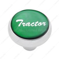 "Tractor" Deluxe Air Valve Knob - Green Glossy Sticker