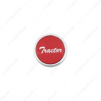 "Tractor" Deluxe Air Valve Knob - Red Glossy Sticker