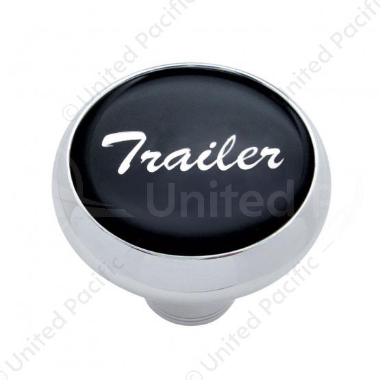 "Trailer" Deluxe Air Valve Knob - Black Glossy Sticker