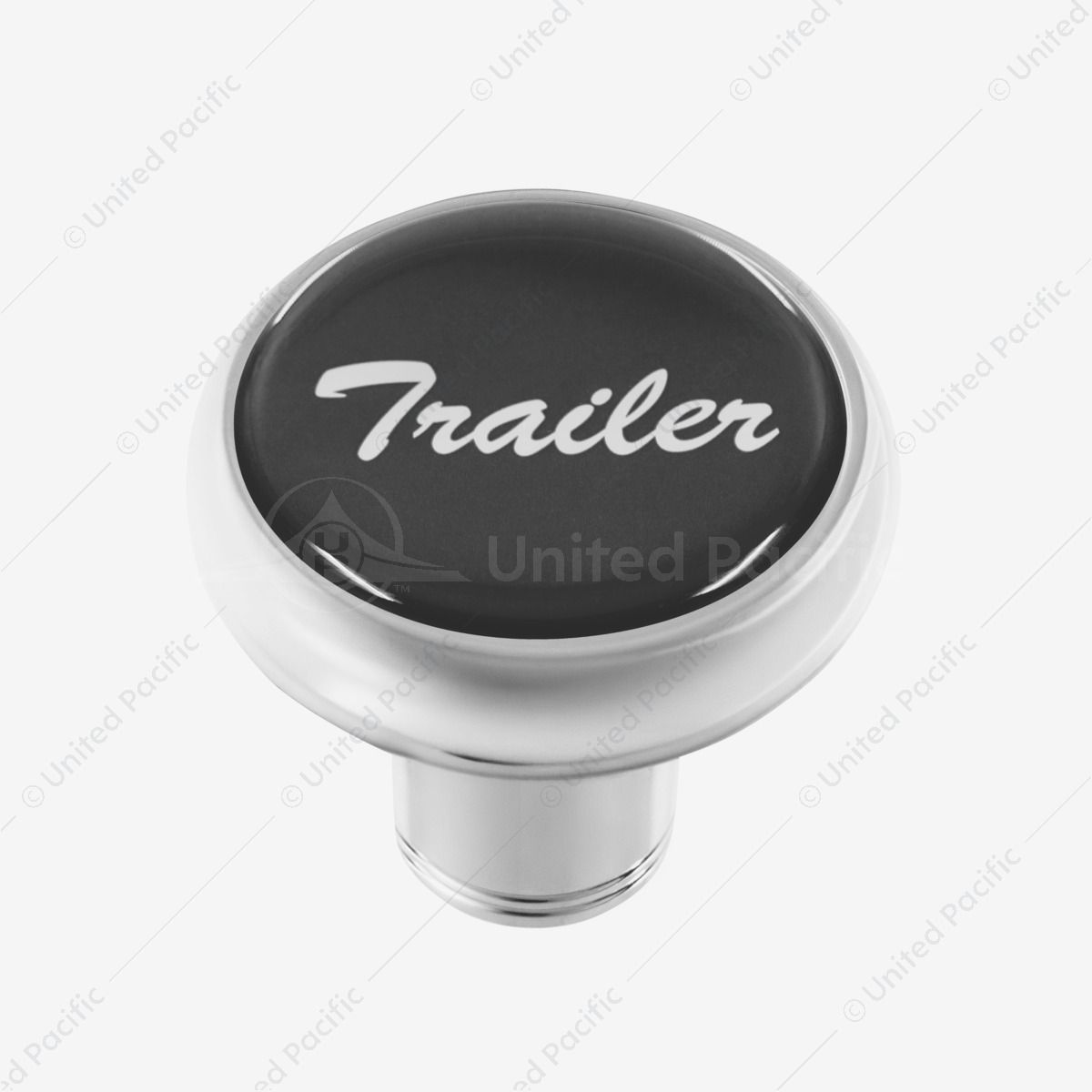 "Trailer" Deluxe Air Valve Knob - Black Glossy Sticker