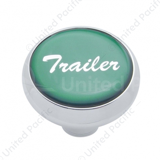 "Trailer" Deluxe Air Valve Knob - Green Glossy Sticker